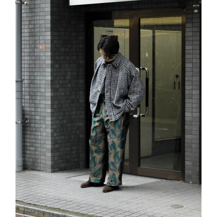 根津洋品店 NEZU YOHINTEN リーフジャガード タンゴパンツ TANGO PANTS (NEZU-100513)