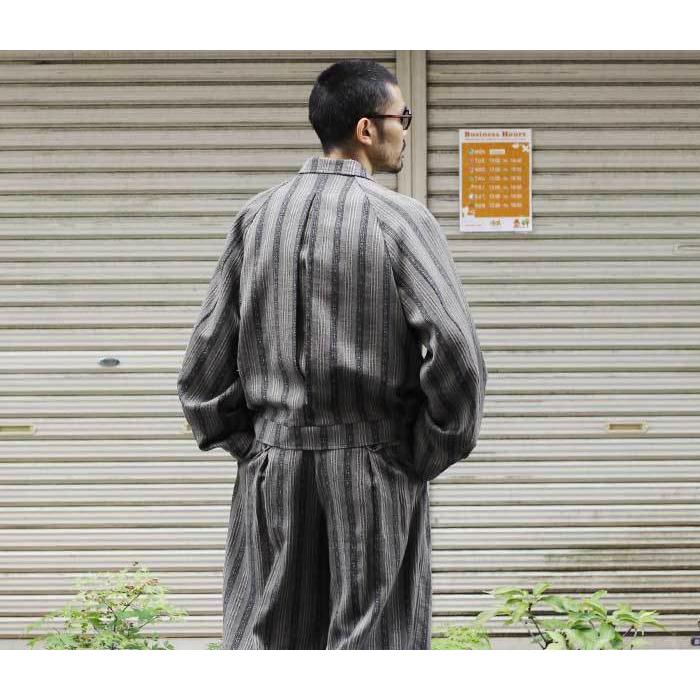 ジャケット・アウター nekojiru 根津洋品店 NEZU YOHINTEN ショートジャケット ストライプ