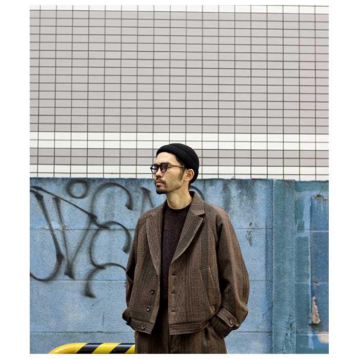 根津洋品店 NEZU YOHINTEN オリエンタルストライプ ジャガード