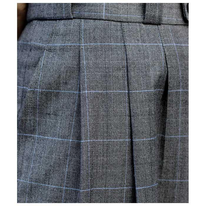 根津洋品店 NEZU YOHINTEN ウールウィンドウペン テーパード