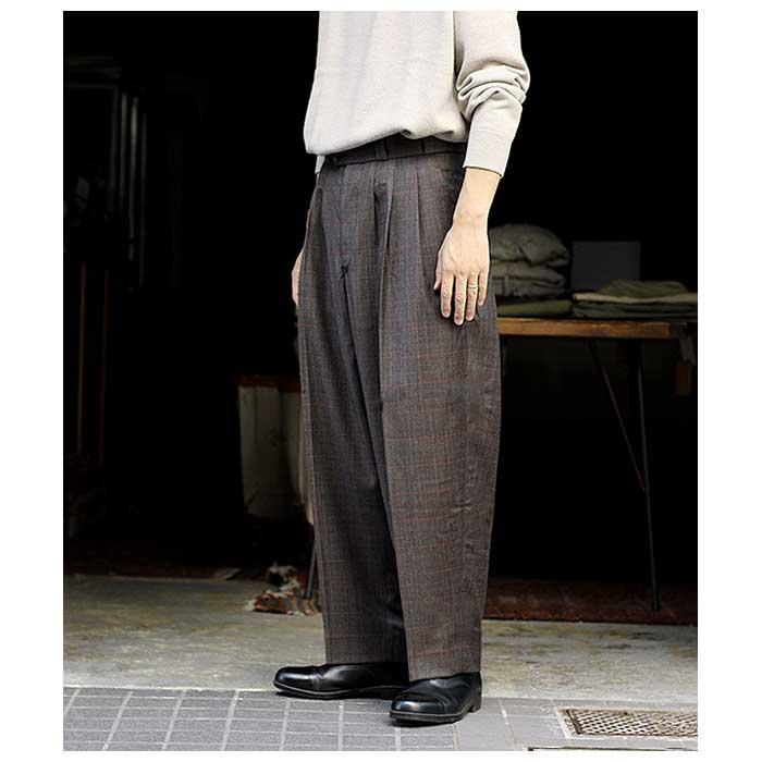 根津洋品店　タンゴパンツ 根津洋品店 NEZU YOHINTEN スクェアードビー テーパード タンゴパンツ2