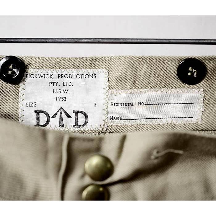 デッドストック DEADSTOCK オーストラリア軍 50年代製 コットン チノ スナップワークパンツ (RAAF-COTTON-CHINO-SNAP-PT) |  | 14
