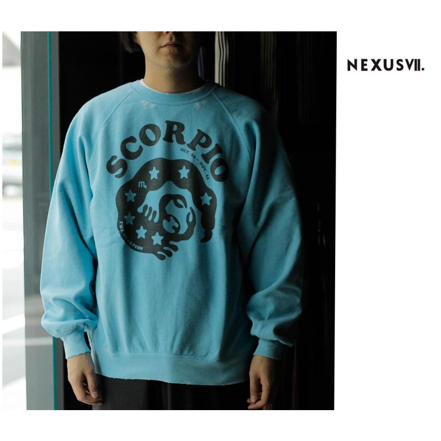 ネクサスセブン NEXUSVII. SCORPIO /蠍座 クルーネックスウェット (ROA