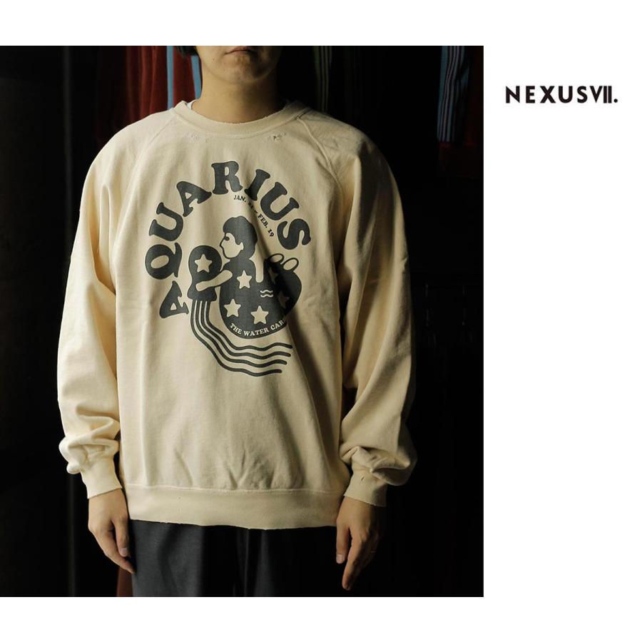 ネクサスセブン NEXUSVII. AQUARIUS/水瓶座 クルーネックスウェット