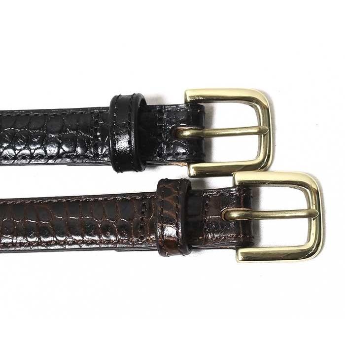 SCYE サイ クロコ型押し レザーベルト Press Croco Dress Belt (SCYE-PRESS-CROCO-BELT (3323-31309))｜andpheb｜07