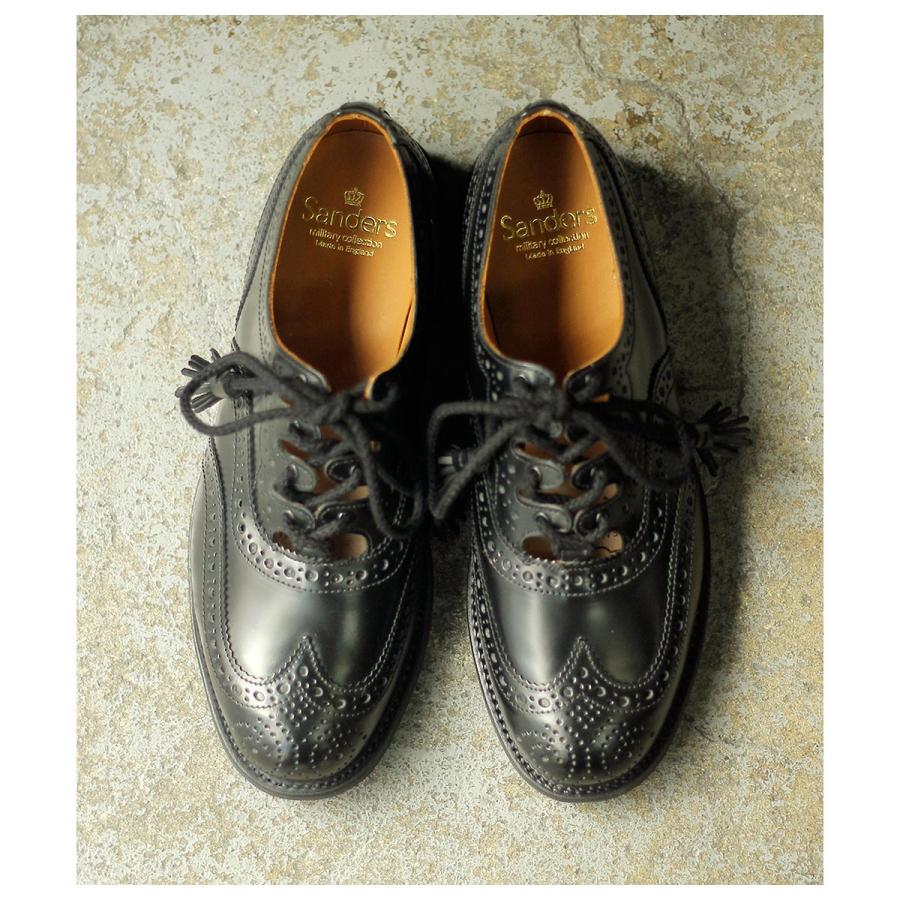サンダース SANDERS ミリタリー ギリー シューズ (SD-1745-BLACK)の画像