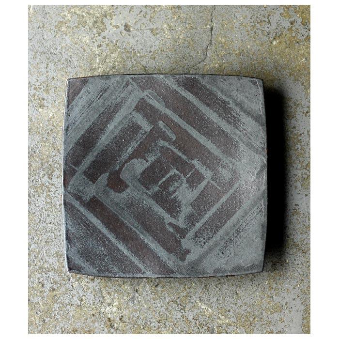 セレンのあ Sellen Noah 笠間焼 高台付鉄砂四角皿 SQUARE PLATE (SN-SQUARE) |  | 07