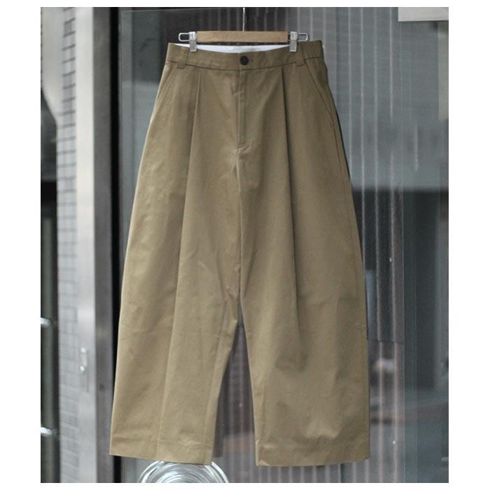 STUDIO NICHOLSON スタジオニコルソン ボリュームパンツ ツイル生地 SORTE VOLUME PLEAT PANT TWILL (SNM-351-TWILL-23SS)｜andpheb｜08