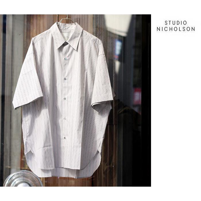 STUDIO NICHOLSON スタジオニコルソン SORONO ストライプ ショート 