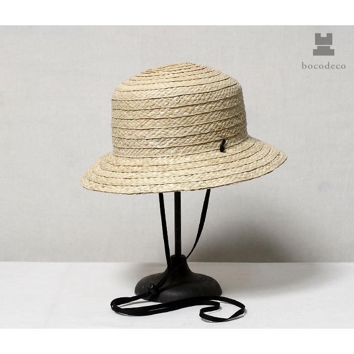 bocodeco ボコデコ ラフィア バケットハット Wide Raffia Bucket Hat (SS21-BD-12)｜andpheb