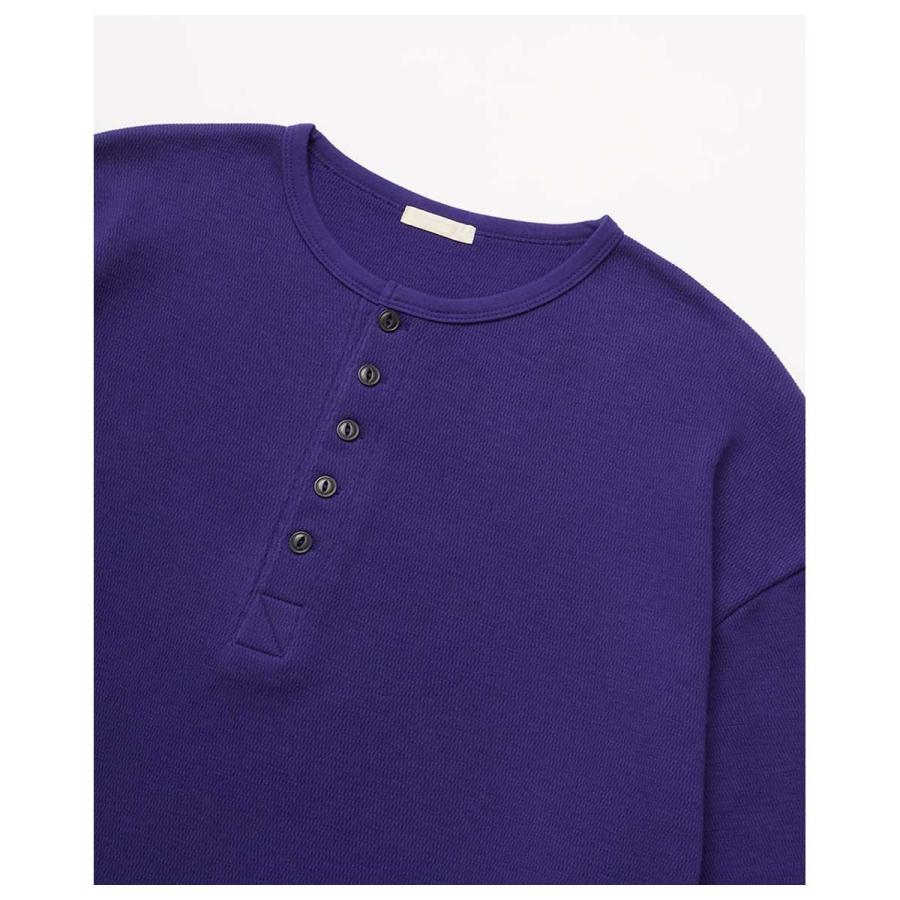 アルテリア ULTERIOR コットン カシミヤ ハニカム ヘンリーネック