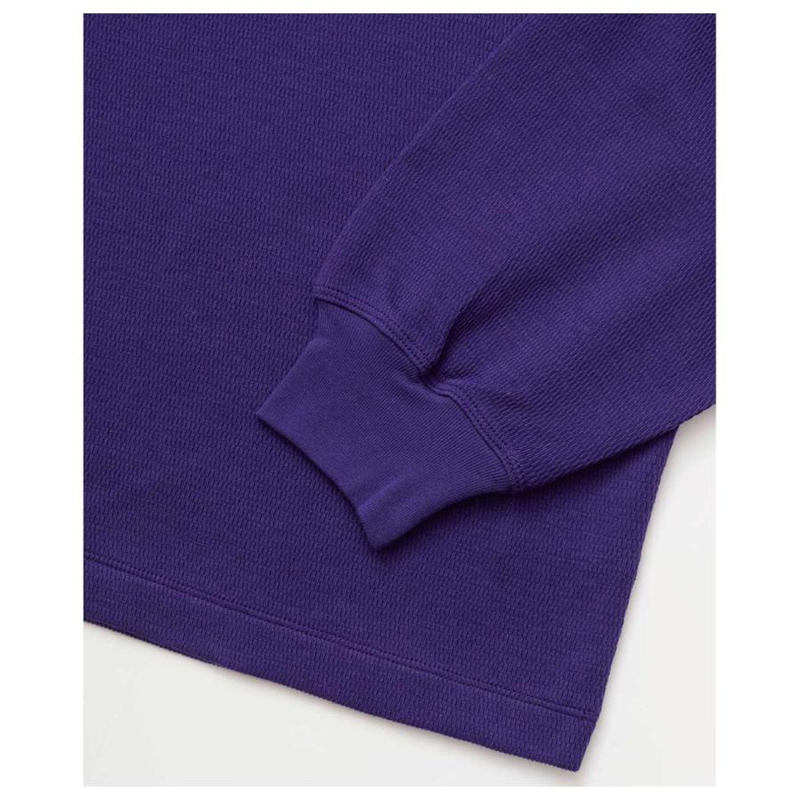 アルテリア ULTERIOR コットン カシミヤ ハニカム ヘンリーネック