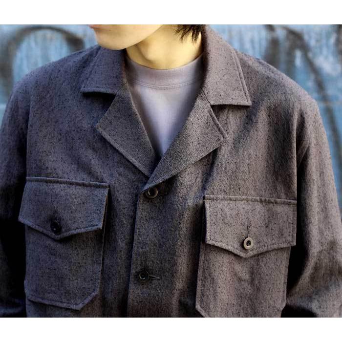 ULTERIOR / ジャケット/4/リネン/GRY/ULBS15-FA80M アルテリア ULTERIOR シャンブレードビー ブルゾン ジャケット (ULBS15