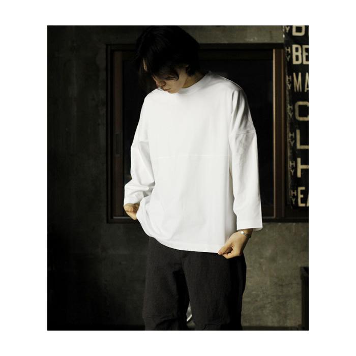 アルテリア ULTERIOR オーガニックコットン フットボールTシャツ ロンT 