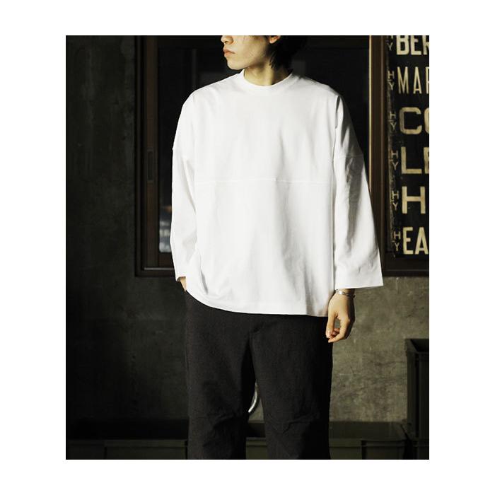 アルテリア ULTERIOR オーガニックコットン フットボールTシャツ ロンT