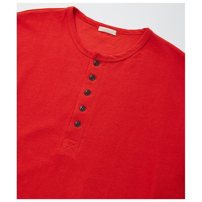 アルテリア ULTERIOR ツイステッドソフト 天竺 ヘンリーネック