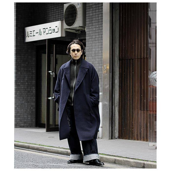 アルテリア ULTERIOR アンドフェブ 別注 コート ウールシルクツイード WOOL SILK TWEED OVER COAT Exclusive  for andPheb (ULCT12-FC095-AP)