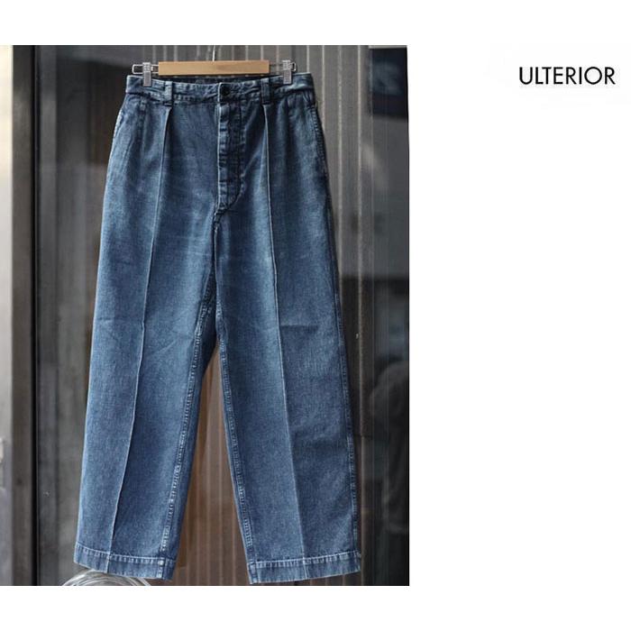 アルテリア ULTERIOR ネップド オールド デニム M52 トラウザーズ