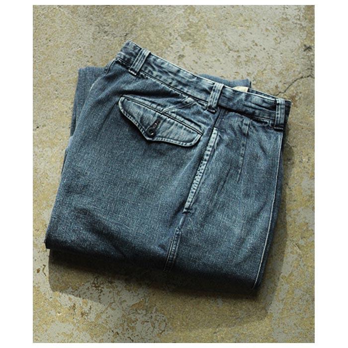 アルテリア ULTERIOR ネップド オールド デニム M52 トラウザーズ