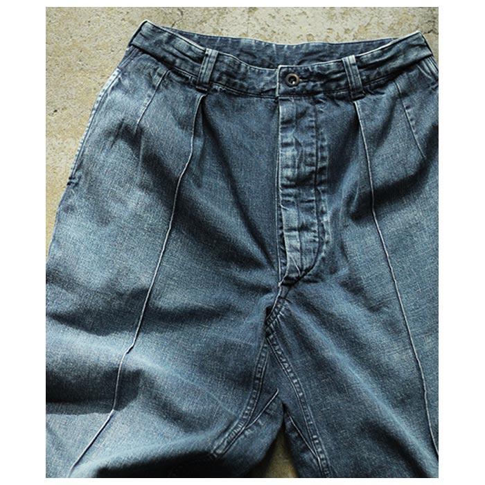 アルテリア ULTERIOR ネップド オールド デニム M52 トラウザーズ