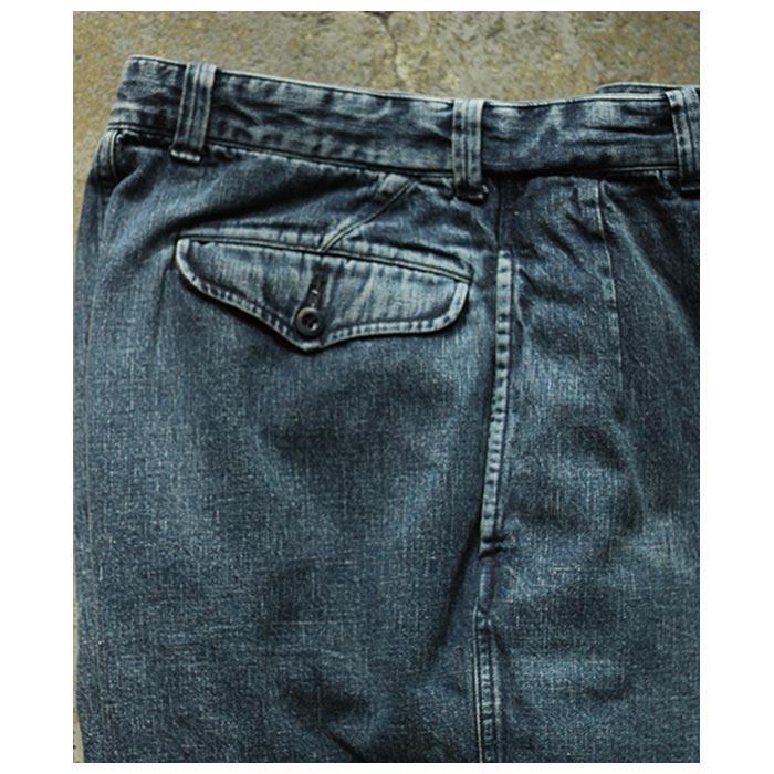アルテリア ULTERIOR ネップド オールド デニム M52 トラウザーズ