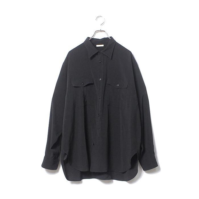 アルテリア ULTERIOR レーヨンリップストップ ミリタリーシャツ RAYON