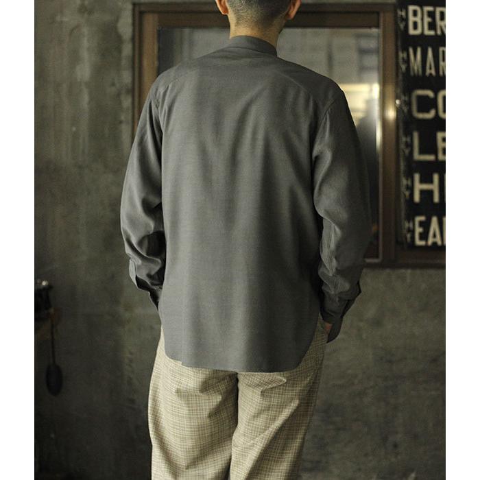 アルテリア ULTERIOR レーヨンリップストップ ミリタリーシャツ RAYON