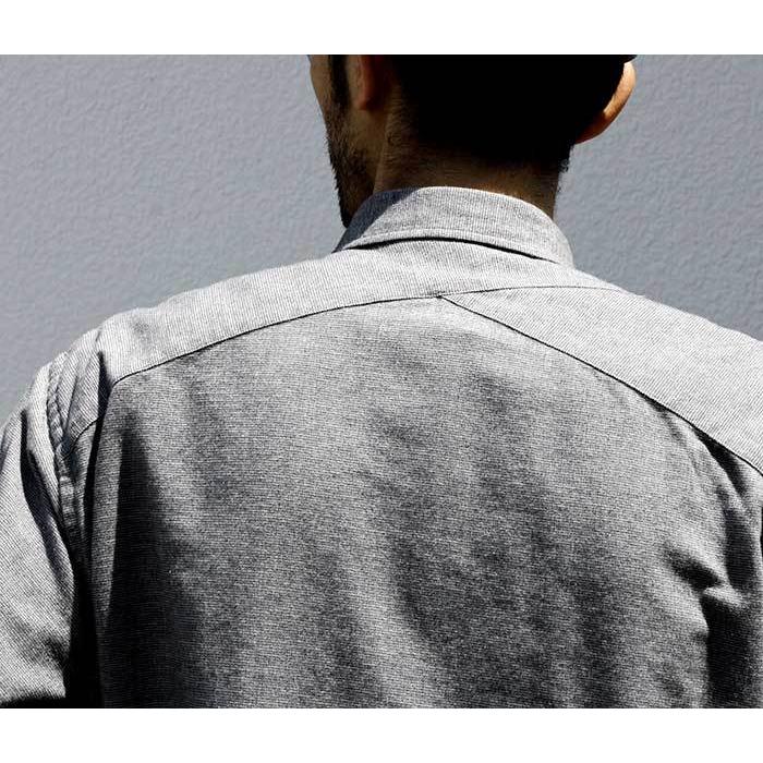 アルテリア ULTERIOR コットンカシミヤ フランネル シャツ DRY COTTON