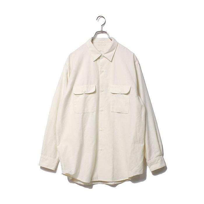 ULTERIOR COTTON CASHMERE FLANNEL SHIRT