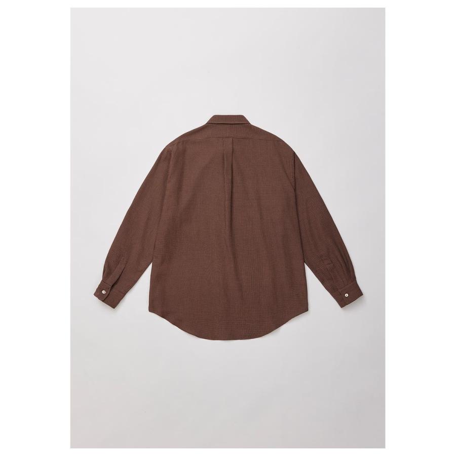 ULTERIOR / 長袖シャツ/3/レーヨン/USH64-KC218 アルテリア ULTERIOR レーヨン リネン チェック シャツ (USH64-KC218