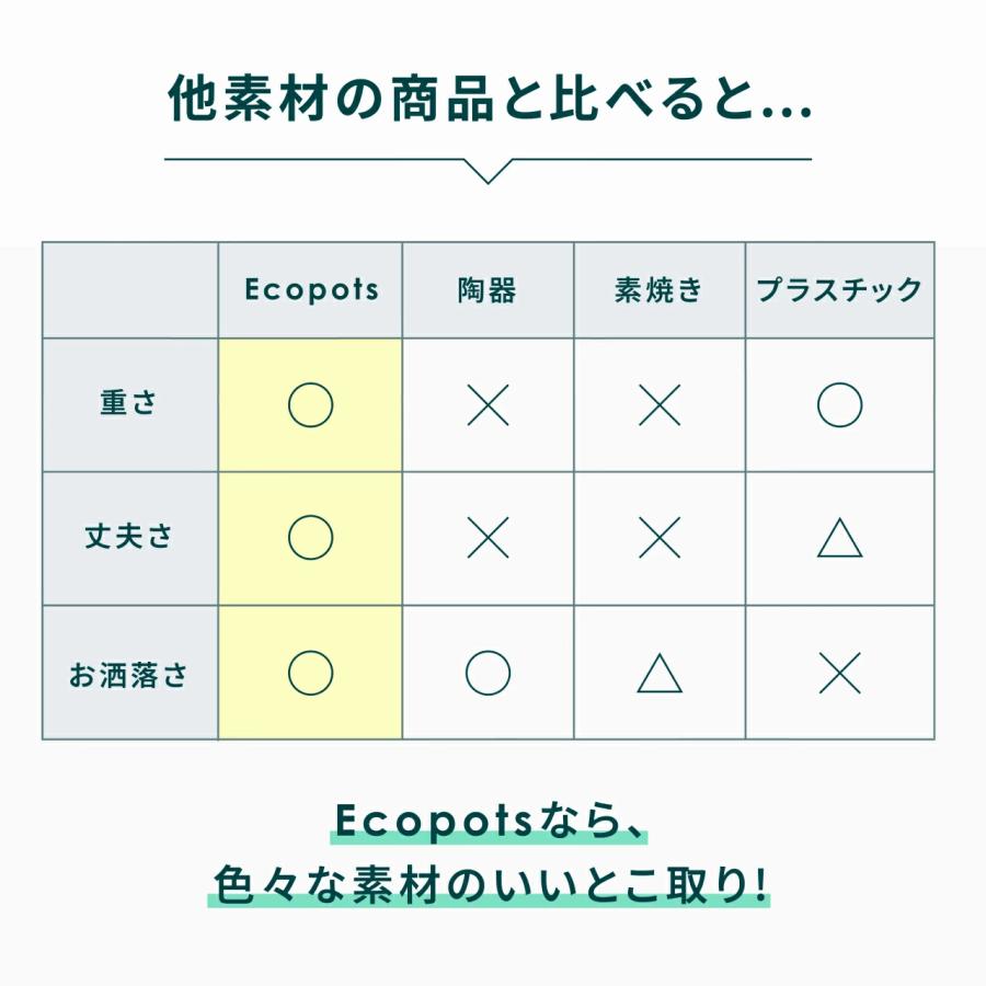 AND PLANTS（アンドプランツ） 植木鉢 鉢 ecopots Oslo 12号 おしゃれ