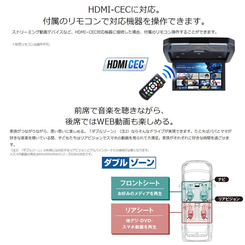 ALPINE RXH12Z-LBS-B アルパイン 12.8型WXGA クリアサウンドリア ALPINE RXH12Z-LBS-B アルパイン 12.8型WXGA クリアサウンドリア