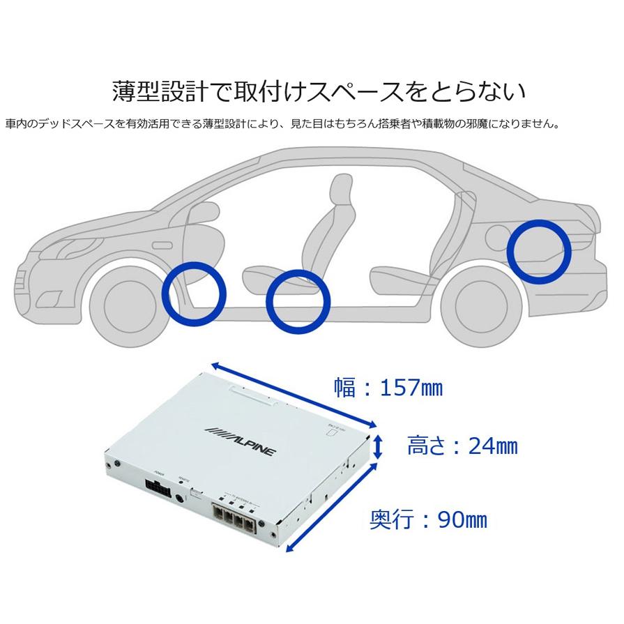 TUE-T600 アルパイン HDMI出力 4×4地上デジタルチューナー HDMI接続 フィルムアンテナ/リモコン/HDMIケーブル付属 データ放送対応 自動基地局サーチ｜andrive｜05