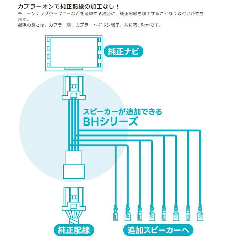 BH14 Beat-sonic ビートソニック ホンダ純正スピーカー出力取出しケーブル 15cm 24ピン用｜andrive｜03