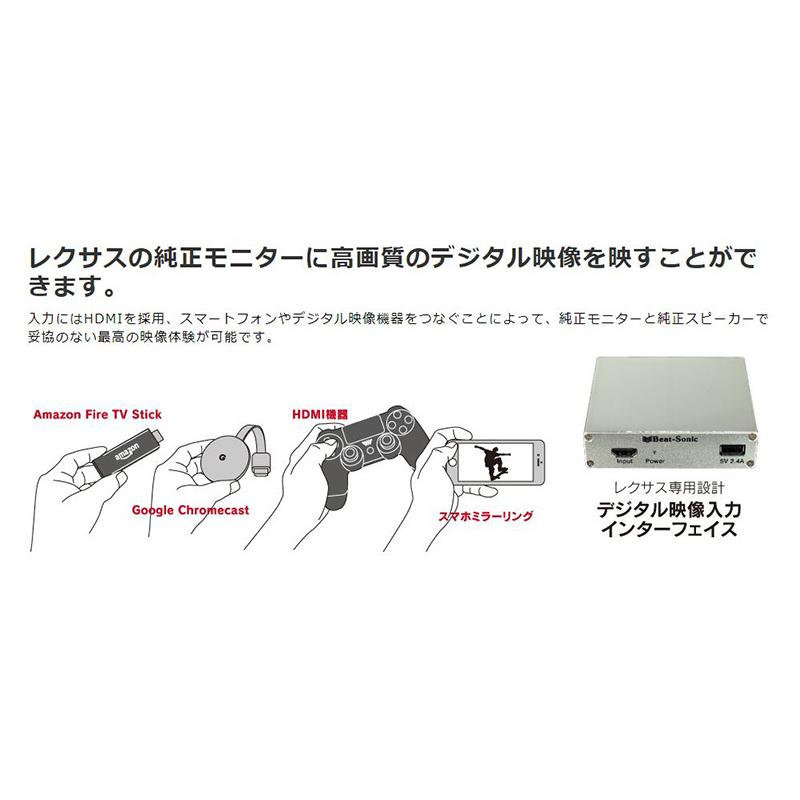 Beat-Sonic HVXL02 LEXUS CT200h専用 BeatーSonic ビートソニック Beat-Sonic デジタルインプット