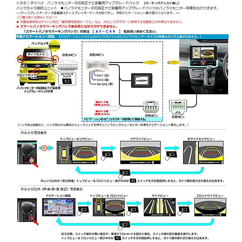 AV-C50 Bullcon ブルコン MAGICONE マジコネ バックカメラ接続ユニット