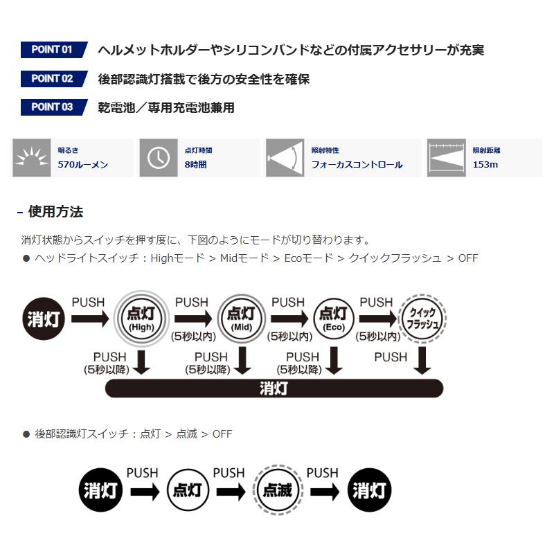 専用確認用 HEAD WARSシリーズ HW-K433HD GENTOS ジェントス LEDヘッドライト 570