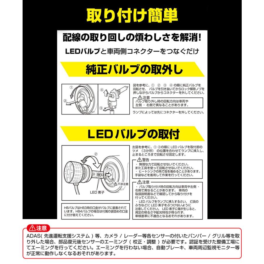 JL62 IPF アイピーエフ スーパー J ビーム LED ヘッド＆フォグバルブ 6200Kシリーズ H8/11/16 12V/24V 共通 6200K/4400lm バルブ2個入 車検対応 | IPF | 05