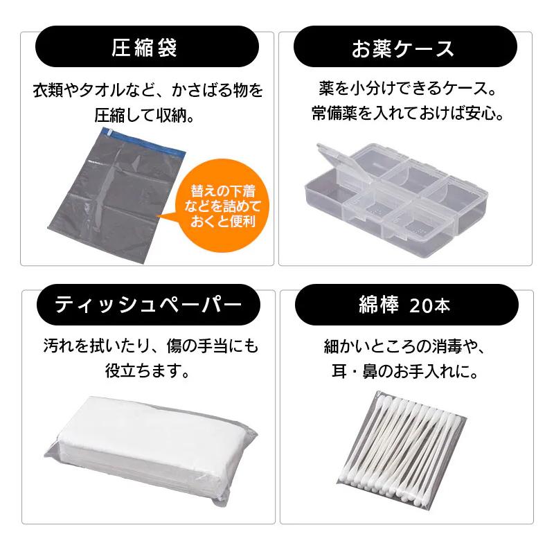 BRS-33 アイリスオーヤマ 防災士監修 防災リュック 33点セット ブラック 1人用 災害対策 防災グッズ 非常持出袋 地震 津波 台風 避難 簡易トイレ 給水バッグ | IRIS OHYAMA | 08