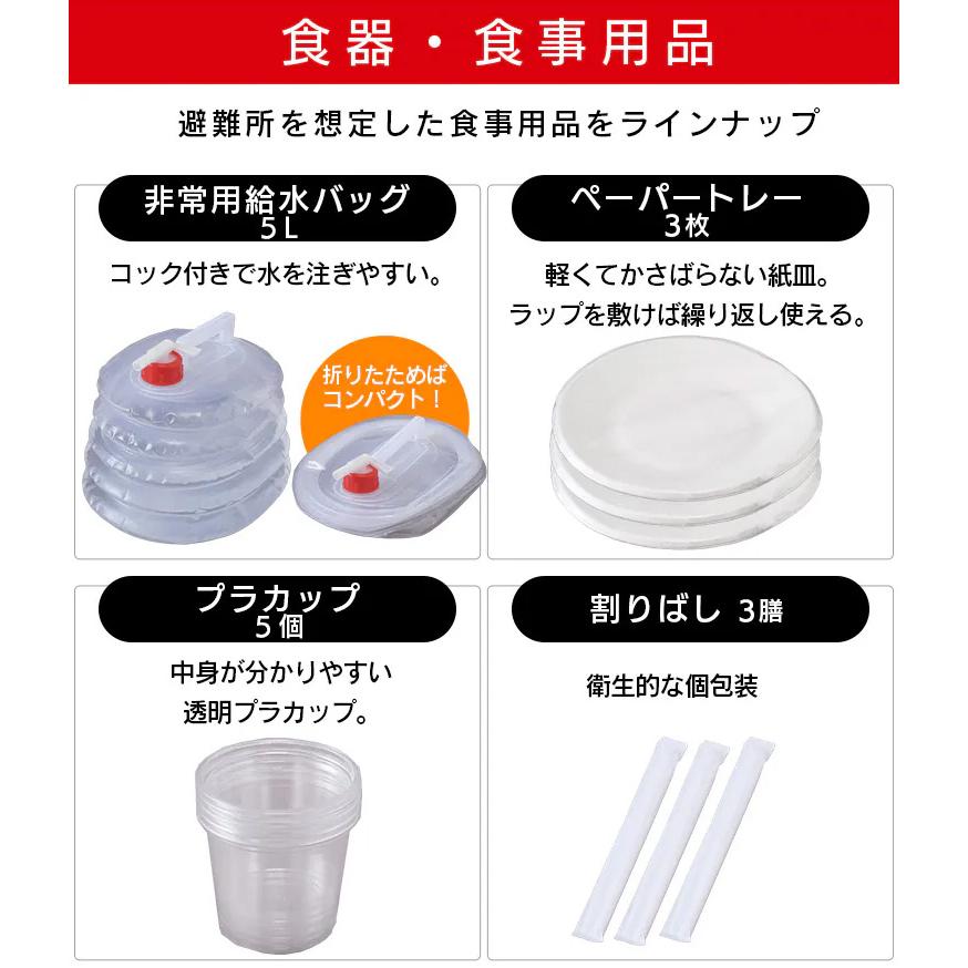 BRS-33 アイリスオーヤマ 防災士監修 防災リュック 33点セット ブラック 1人用 災害対策 防災グッズ 非常持出袋 地震 津波 台風 避難 簡易トイレ 給水バッグ | IRIS OHYAMA | 09