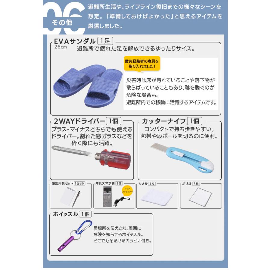 BS1-31 アイリスオーヤマ 防災士監修 防災リュック 31点セット 1人用 災害対策 防災グッズ 非常持出袋 地震 津波 台風 避難 簡易トイレ 給水バッグ エアベッド | IRIS OHYAMA | 12