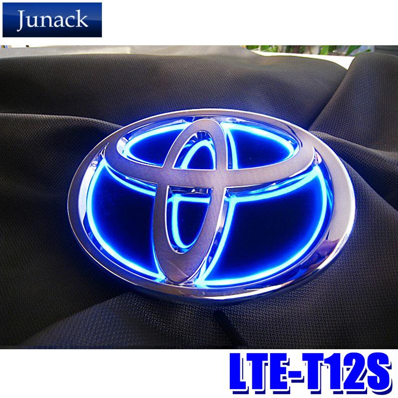 LTE-T12S Junack ジュナック LED Trans Emblem LEDトランスエンブレム シナジータイプ トヨタ車フロント用 NHP10系アクア/130系ヴィッツ/10系SAI用 | Junack