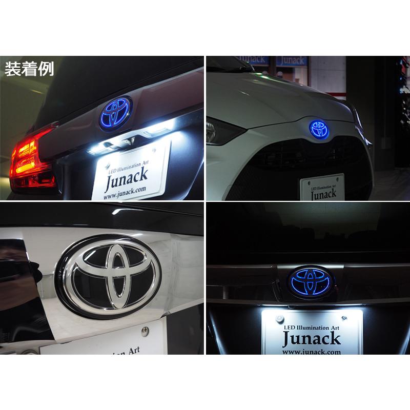 LTE-TG8 Junack ジュナック LEDトランスエンブレムGR トヨタ車フロント/リア用 アクア/アルファード/カローラフィールダー等 | Junack | 01
