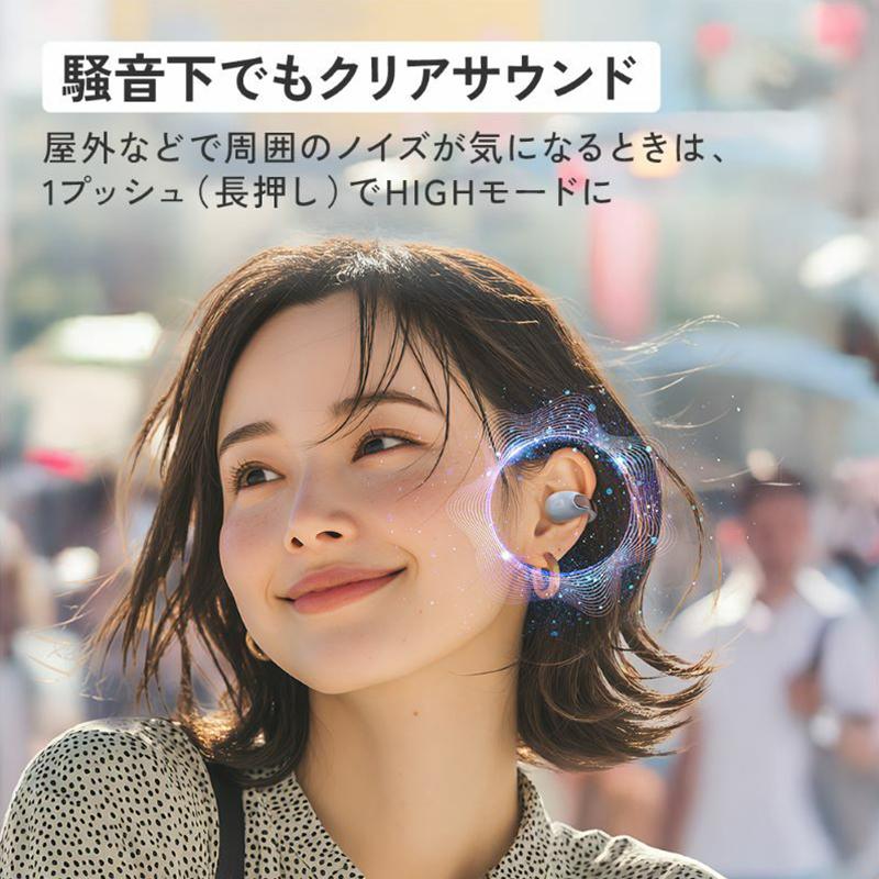 新品　JVCケンウッド Victor HA-NP1T-PN サンドピーチ Victor ワイヤレスイヤホン・イヤーカフ HA-NP1T-PN サンド