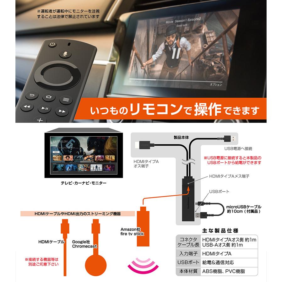 Kashimura（カシムラ） KD260 Kashimura HDMIタイプA延長ケーブル USB1