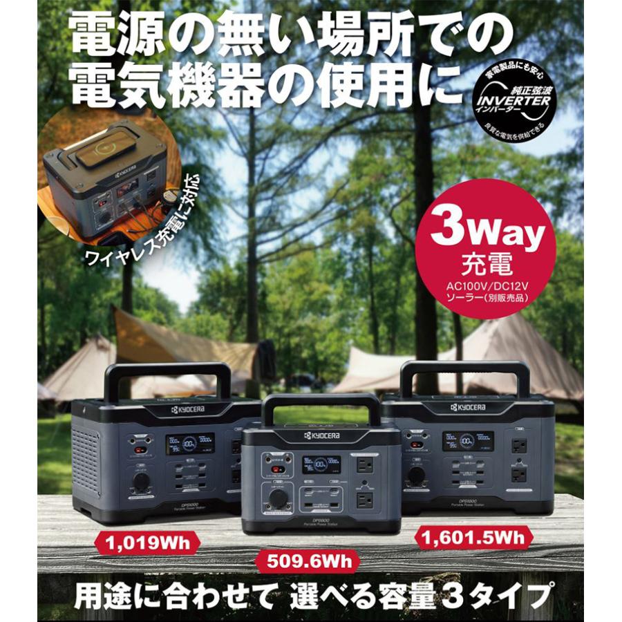 DPS1800 京セラ KYOCERA ポータブル電源 1800W バッテリー容量1601.5Wh 