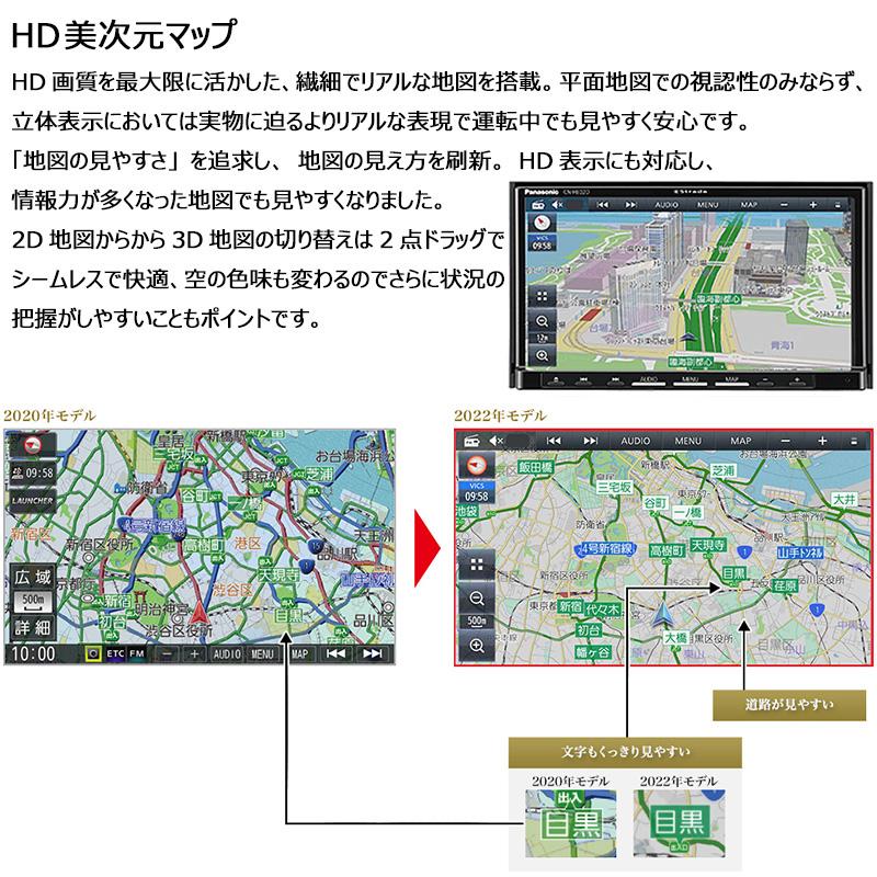 Strada [2024年度版地図更新モデル] CN-HE02WD Panasonic パナソニック