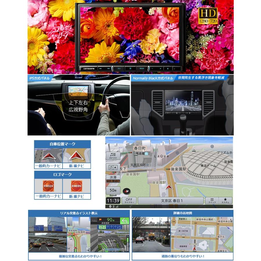 Avic Rz910 カロッツェリア楽ナビ 7型高画質hdパネルフルセグ地デジ Dvd Usb Sd Bluetooth Hdmi入出力搭載 180mm2dinサイズカーナビ Pioneer Avicrz910 アンドライブ 通販 Yahoo ショッピング