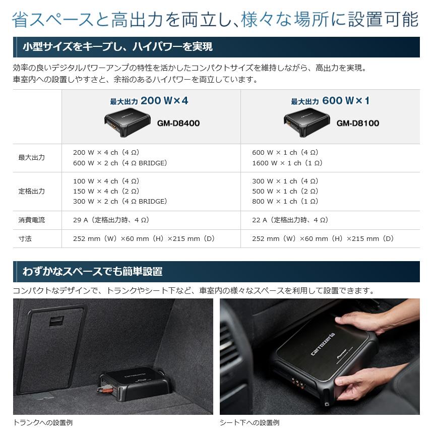 保証書あり カロッツェリア アンプ GM D 8400 carrozzeria(GM 保証書あり カロッツェリア アンプ GM D 8400 carrozzeria(GM