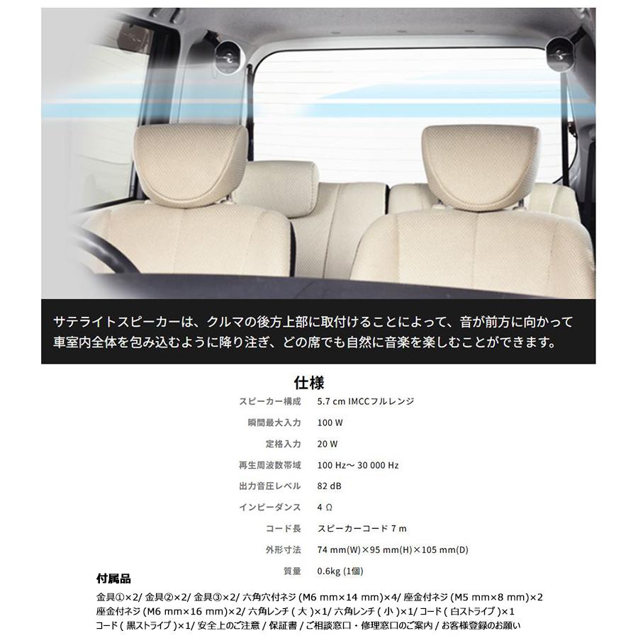 カロッツェリア　リアサテライトスピーカー+ツイーターセット　TS-E1780 カロッツェリア リアサテライトスピーカー+ツイーターセット TS